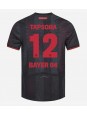 Billige Bayer Leverkusen Edmond Tapsoba #12 Hjemmedrakt 2025-26 Kortermet